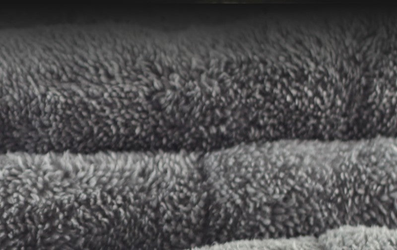 HKM-7919421 Cozy Small Medium Dog House Bed in Warm PP Cotton & Plush - Dark Gray, Red, Yellow Options