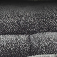 HKM-7919421 Cozy Small Medium Dog House Bed in Warm PP Cotton & Plush - Dark Gray, Red, Yellow Options