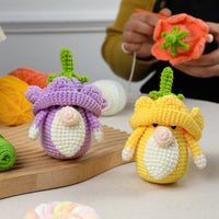 HKM-791955 Crochet Doll Material Pack for Knitting Wool Ornaments – Bohemian and Japanese Styles