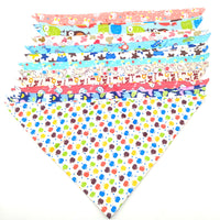 HKM-7919933 Triangle Drool Towel for Dogs - Casual Cloth Pet Accessory in Two Sizes