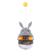 HKM-7920189 Interactive Cat Feeder Toy with Sounding Bell for Indoor Fun and Exercise