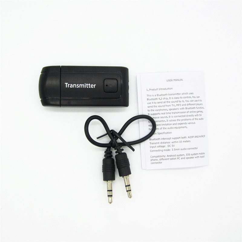 HKM-792019 Wireless Audio Bluetooth Transmitter with Mute Function and 10m Range