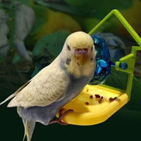 HKM-792083 Parrot Food Leakage Training Toy - Durable and Safe Foraging Feeder for Birds and Small Pets