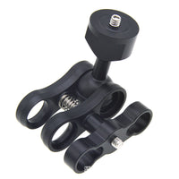 HKM-792211 Diving Camera Ball Head Bracket with Aluminum Alloy Butterfly Clamp