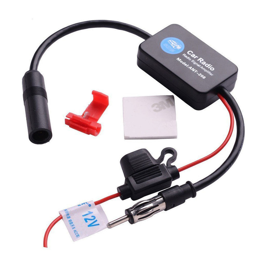 HKM-792339 Car Radio Signal Amplifier for Enhanced Reception | Easy Install, Noise Reduction, Copper Signal Line