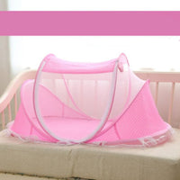 HKM-7924157 Teddy Small Tent Net Mosquito Cover with Cotton Pillow and Music Bag