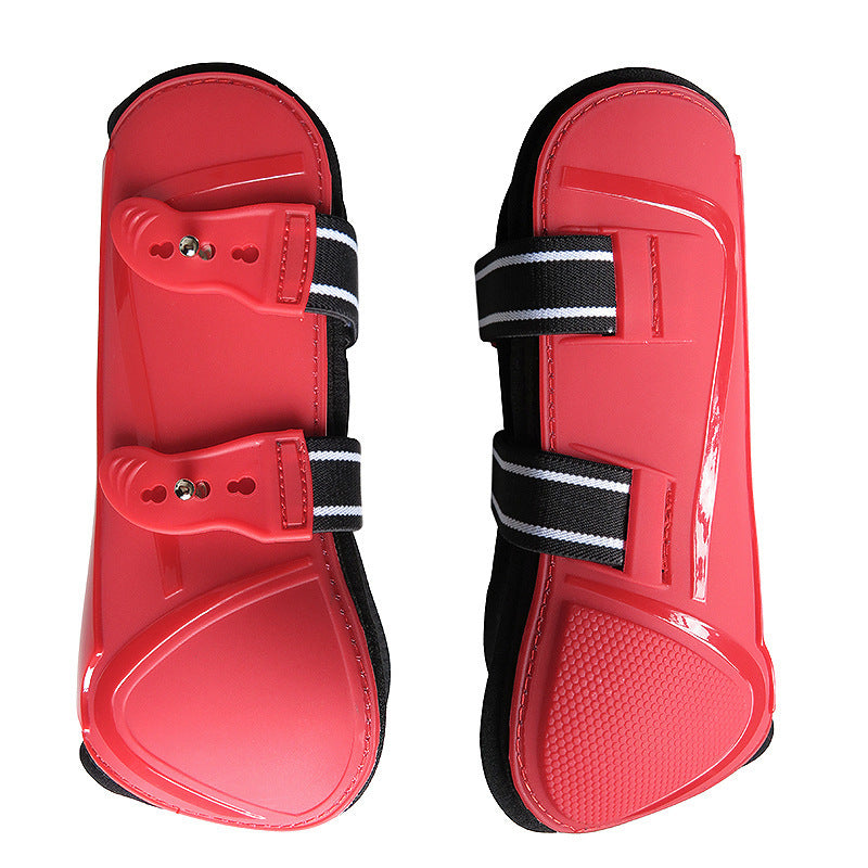 HKM-7924797 PU Hard Shell Horse Leg Guards - Available in Multiple Colors and Sets