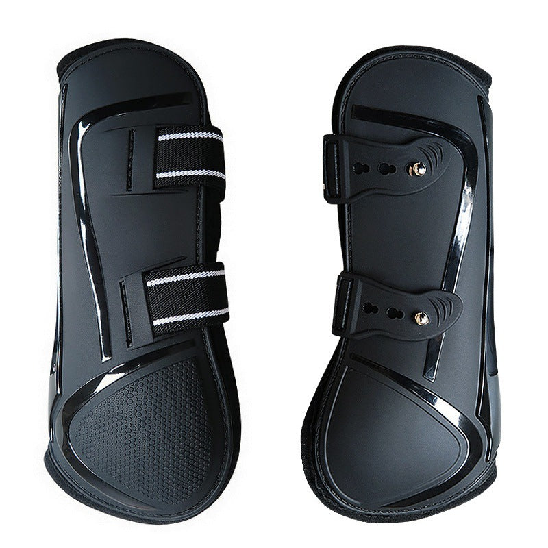 HKM-7924797 PU Hard Shell Horse Leg Guards - Available in Multiple Colors and Sets