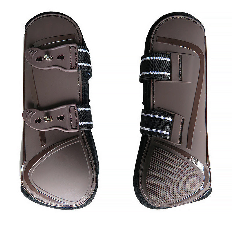 HKM-7924797 PU Hard Shell Horse Leg Guards - Available in Multiple Colors and Sets