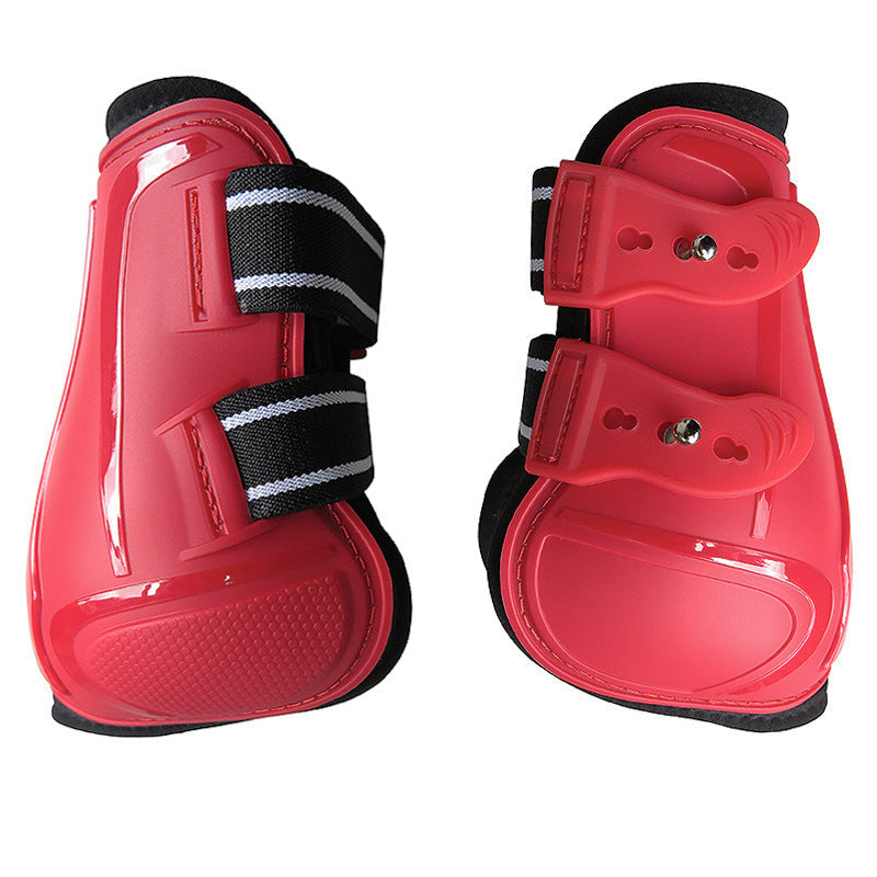 HKM-7924797 PU Hard Shell Horse Leg Guards - Available in Multiple Colors and Sets