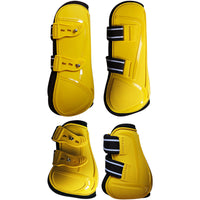 HKM-7924797 PU Hard Shell Horse Leg Guards - Available in Multiple Colors and Sets