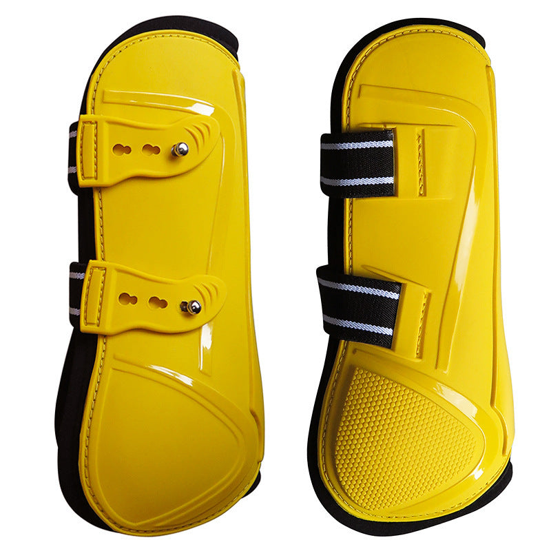 HKM-7924797 PU Hard Shell Horse Leg Guards - Available in Multiple Colors and Sets