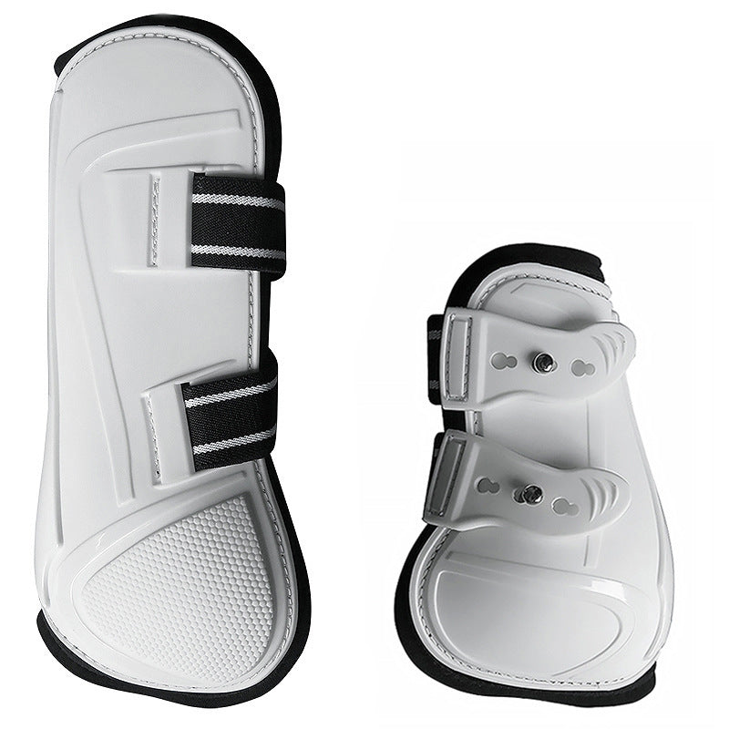 HKM-7924797 PU Hard Shell Horse Leg Guards - Available in Multiple Colors and Sets