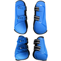 HKM-7924797 PU Hard Shell Horse Leg Guards - Available in Multiple Colors and Sets