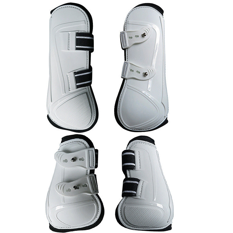 HKM-7924797 PU Hard Shell Horse Leg Guards - Available in Multiple Colors and Sets