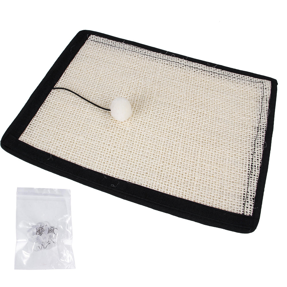 HKM-7925309 Cat Scratch Board with Sisal Pad for Furniture Protection and Nail Trimming