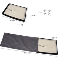 HKM-7925309 Cat Scratch Board with Sisal Pad for Furniture Protection and Nail Trimming