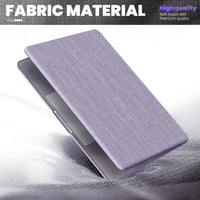 HKM-792531 Purple Fabric Laptop Protective Case for MacBook Air 13.6-inch (M2 A2681 / M3 A3113)