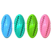 HKM-792659 Eco-Friendly Round Rubber Dog Toy Ball for Dental Care and Treat Dispensing