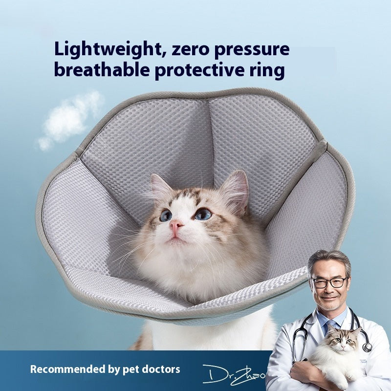 HKM-7926717 Cat Sterilization Anti-Scratch Collar in Multiple Sizes for Comfort and Safety