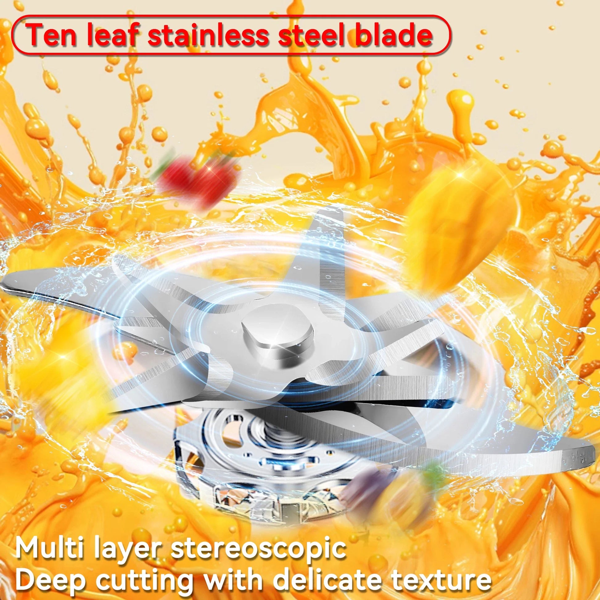 HKM-792723 Portable Wireless USB Rechargeable Mini Handheld Orange Juice Extractor and Blender