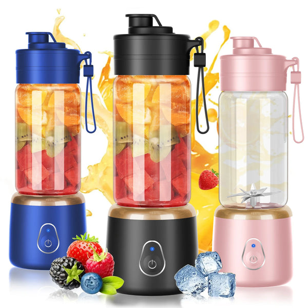 HKM-792723 Portable Wireless USB Rechargeable Mini Handheld Orange Juice Extractor and Blender