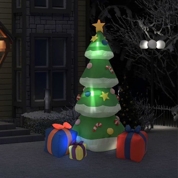 HKM-792787 Giant Inflatable LED Christmas Tree Decoration for Indoor and Outdoor Use, 240 cm