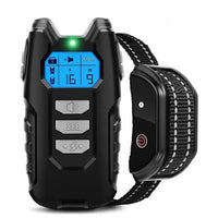HKM-7928381 Intelligent Remote Control Bark Stopper Training Collar for Dogs and Cats - All-Season Use