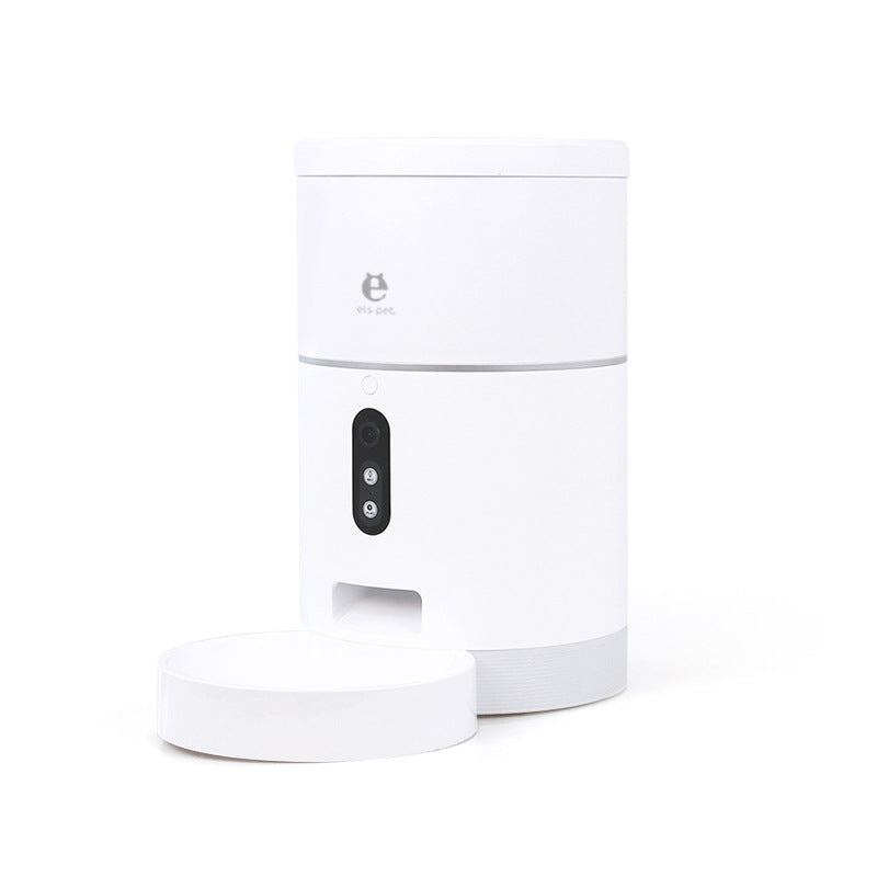 HKM-7928893 WiFi & Video Automatic Pet Feeder with Adjustable Serving Size and Medium Dry Food Compatibility
