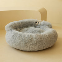 HKM-7929149 Warm and Cozy Nest for Cats and Small Dogs, All-Season Pet Bed, Easy to Clean Teddy Mat