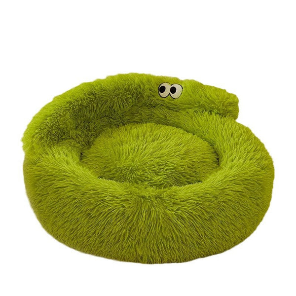HKM-7929149 Warm and Cozy Nest for Cats and Small Dogs, All-Season Pet Bed, Easy to Clean Teddy Mat