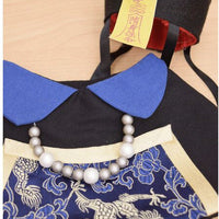 HKM-7929277 Handsome and Funny Cat Bib in Zombie and Duke Suit Designs - Polyester Material, Sizes S and L