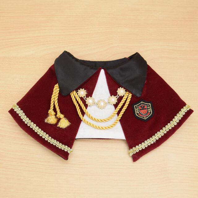 HKM-7929277 Handsome and Funny Cat Bib in Zombie and Duke Suit Designs - Polyester Material, Sizes S and L