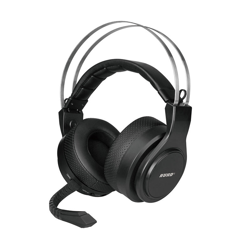 HKM-793043 Wireless Gaming Headset with Microphone - 12H Battery Life, 20-20Hz Frequency Response, Comfortable Over-Ear Design