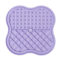 HKM-7931069 Silicone Snack Catcher Dog Bowl - Available in Orange, Blue, Pink, and Purple - 20 x 20 cm