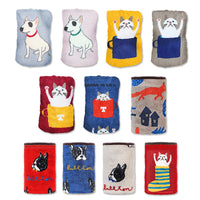 HKM-7931709 Cartoon Animal Print Flannel Coral Fleece Blanket for Pets - 100x75cm