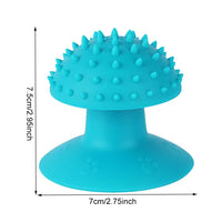 HKM-7932349 Self-Grooming Cat Brush and Massager for Long and Short Fur with Cat Mint Attachment