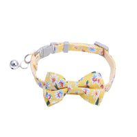 HKM-7932861 Plaid Bow Tie Collar for Small Dogs and Cats - Christmas Design with Quick Release and Bell