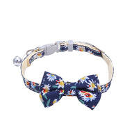 HKM-7932861 Plaid Bow Tie Collar for Small Dogs and Cats - Christmas Design with Quick Release and Bell