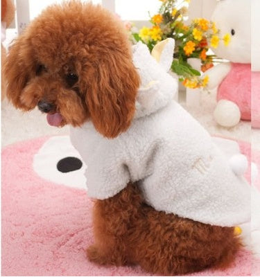 HKM-7935293 Cozy White Down Jacket for Dogs in XS-XL Sizes