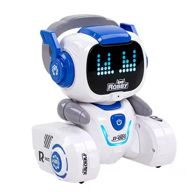 HKM-793555 Programmable Educational Robot with Touch-Sensitive Remote Control and LED Light for Kids
