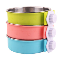 HKM-7936829 Durable Stainless Steel Dog Feeding Bowl for Pets