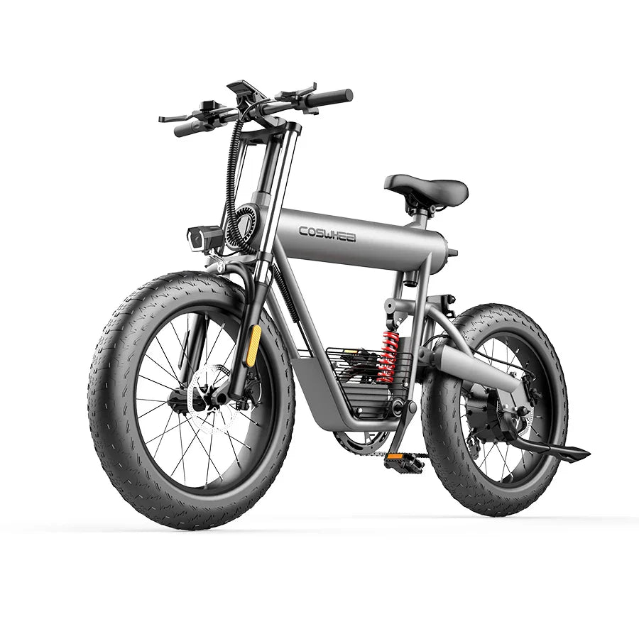 HKM-793683 20 Inch Fat Tire Electric Bicycle with 500W/1000W Motor, 48V, 7-Speed, Hydraulic Disc Brakes, Aluminum Alloy Frame
