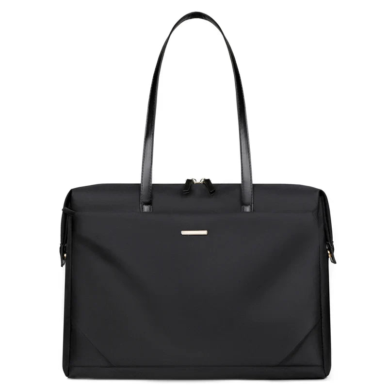 HKM-793683 Waterproof 14-Inch Nylon Laptop Bag for Women - Stylish Business Travel Handbag