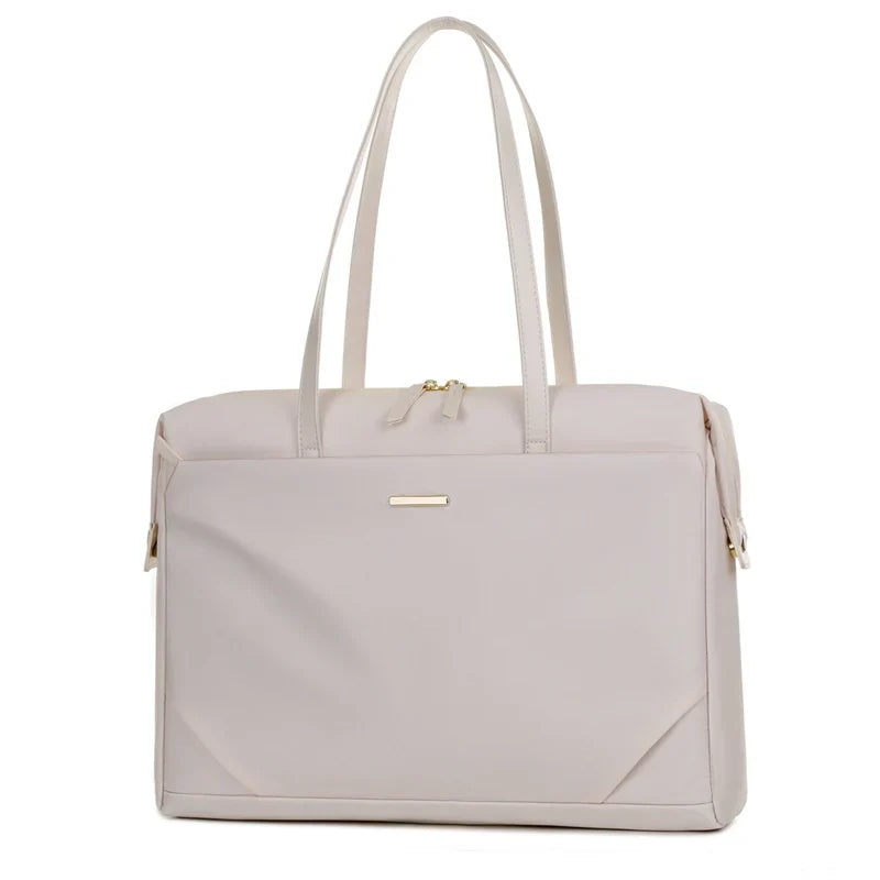 HKM-793683 Waterproof 14-Inch Nylon Laptop Bag for Women - Stylish Business Travel Handbag