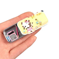 HKM-793811 Miniature Simulation Pencil Case for Dollhouse Decoration - Educational Mini Toy Set