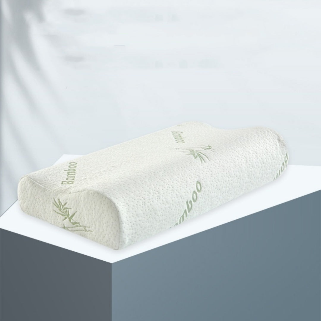 HKM-794259 Wavy Memory Foam Neck Pillow for Adults - Slow Rebound Support Core