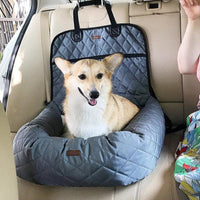 HKM-7942845 Pet Car Bed Pads for Dogs and Cats - Beige Cushion for Travel Comfort