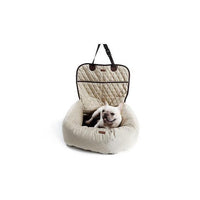 HKM-7942845 Pet Car Bed Pads for Dogs and Cats - Beige Cushion for Travel Comfort