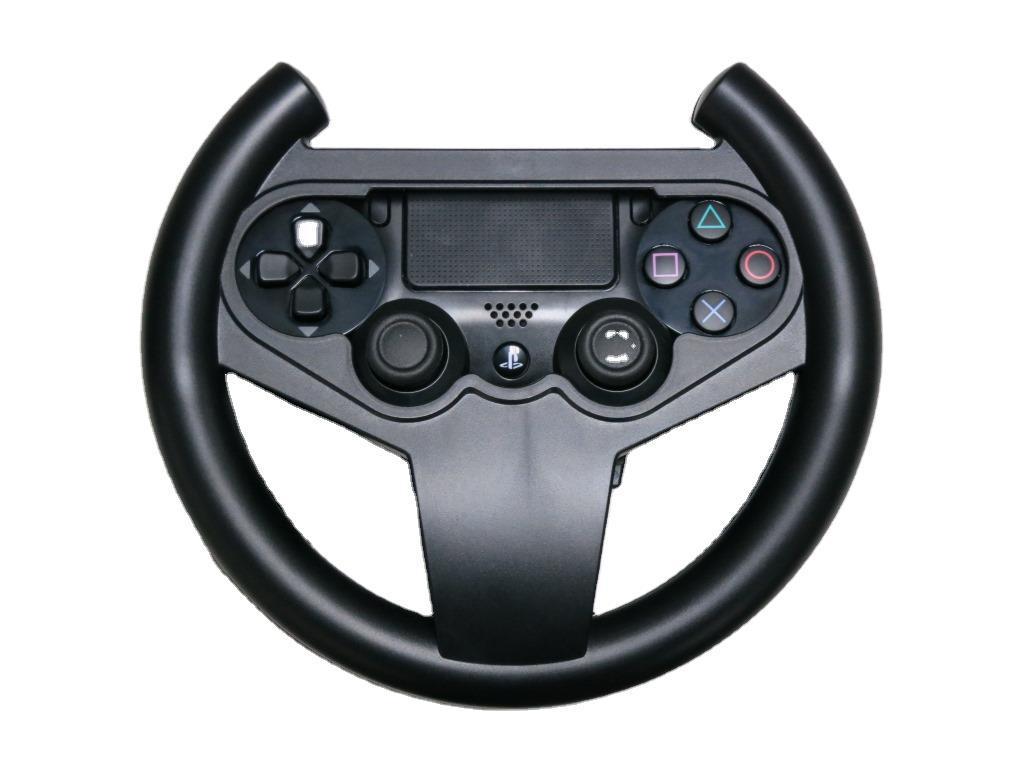 HKM-794451 PS4 Game Console Steering Wheel Accessory - ABS Construction, Entry to Elite Level Performance